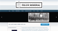 Desktop Screenshot of dcpolicememorial.org