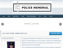 Tablet Screenshot of dcpolicememorial.org